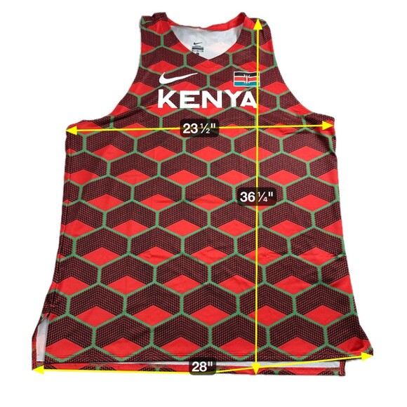Nike DRI FIT ADV Team Kenya Aeroswift Mens XL Running Singlet CK3470 602 NEW - Picture 2 of 7